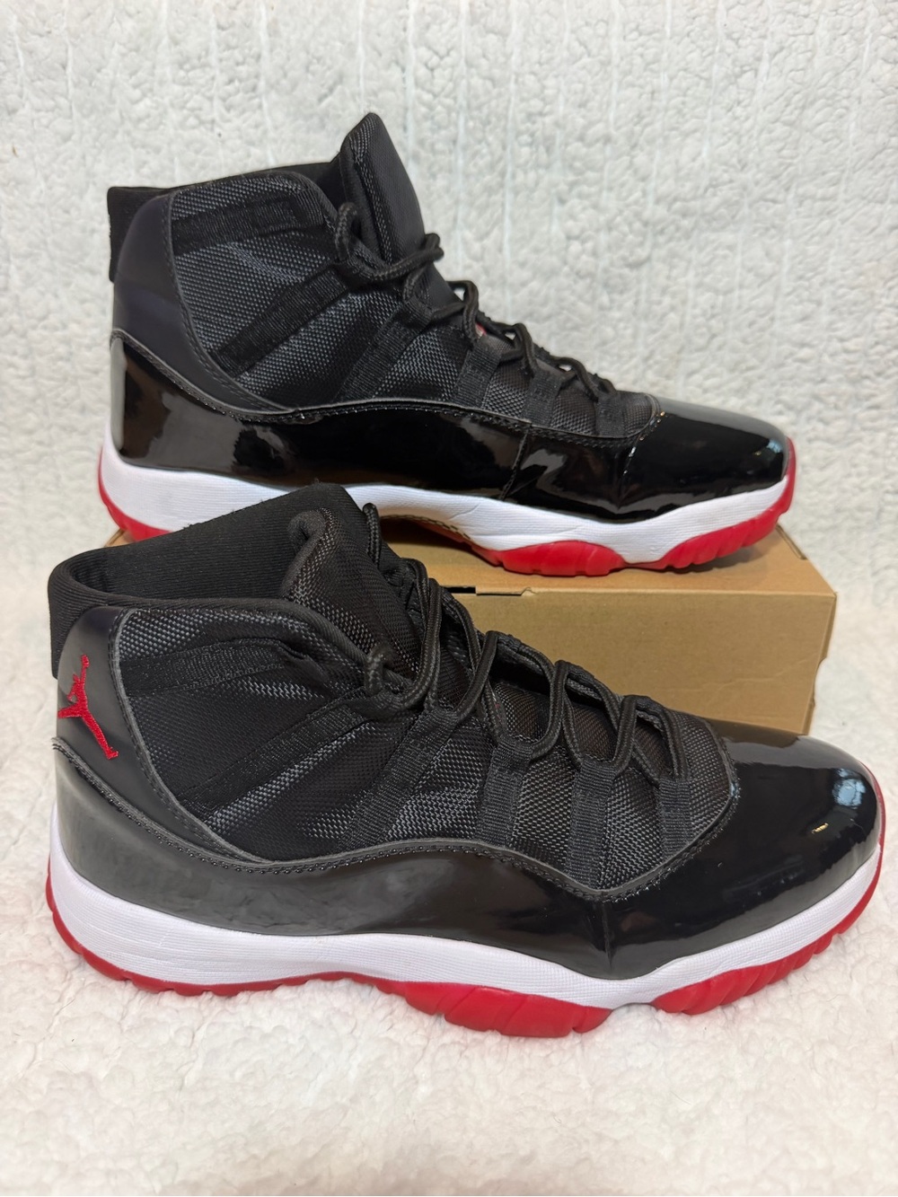 Air Jordan 11 Retro “Bred” (Black/Varsity Red-White), Men’s Size 13 - Picture 2 of 9